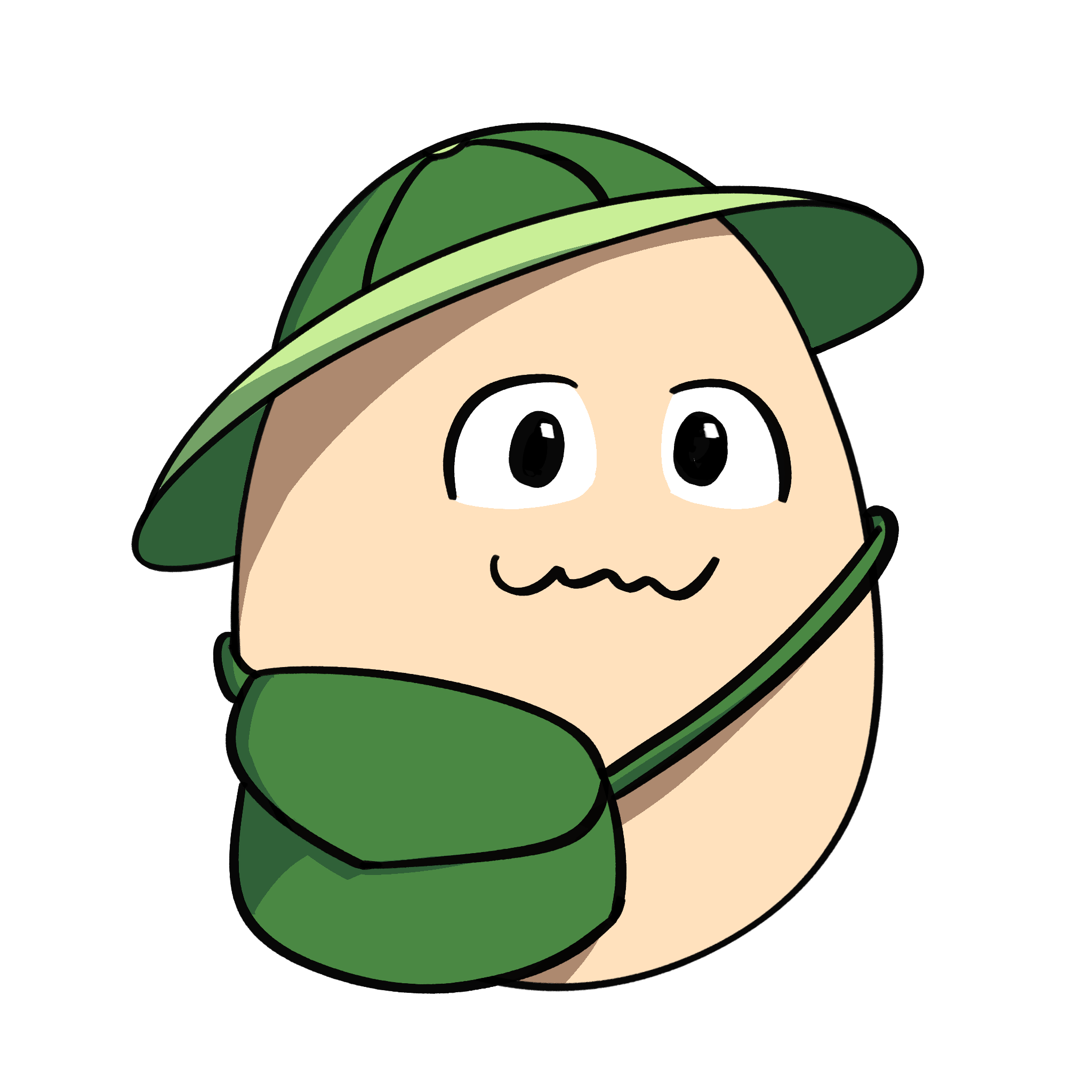 Young Sid egg explorer character.